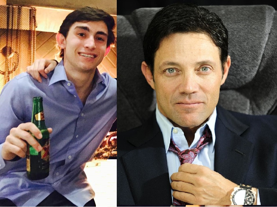 Jordan Belfort e suo figlio Carter Belfort