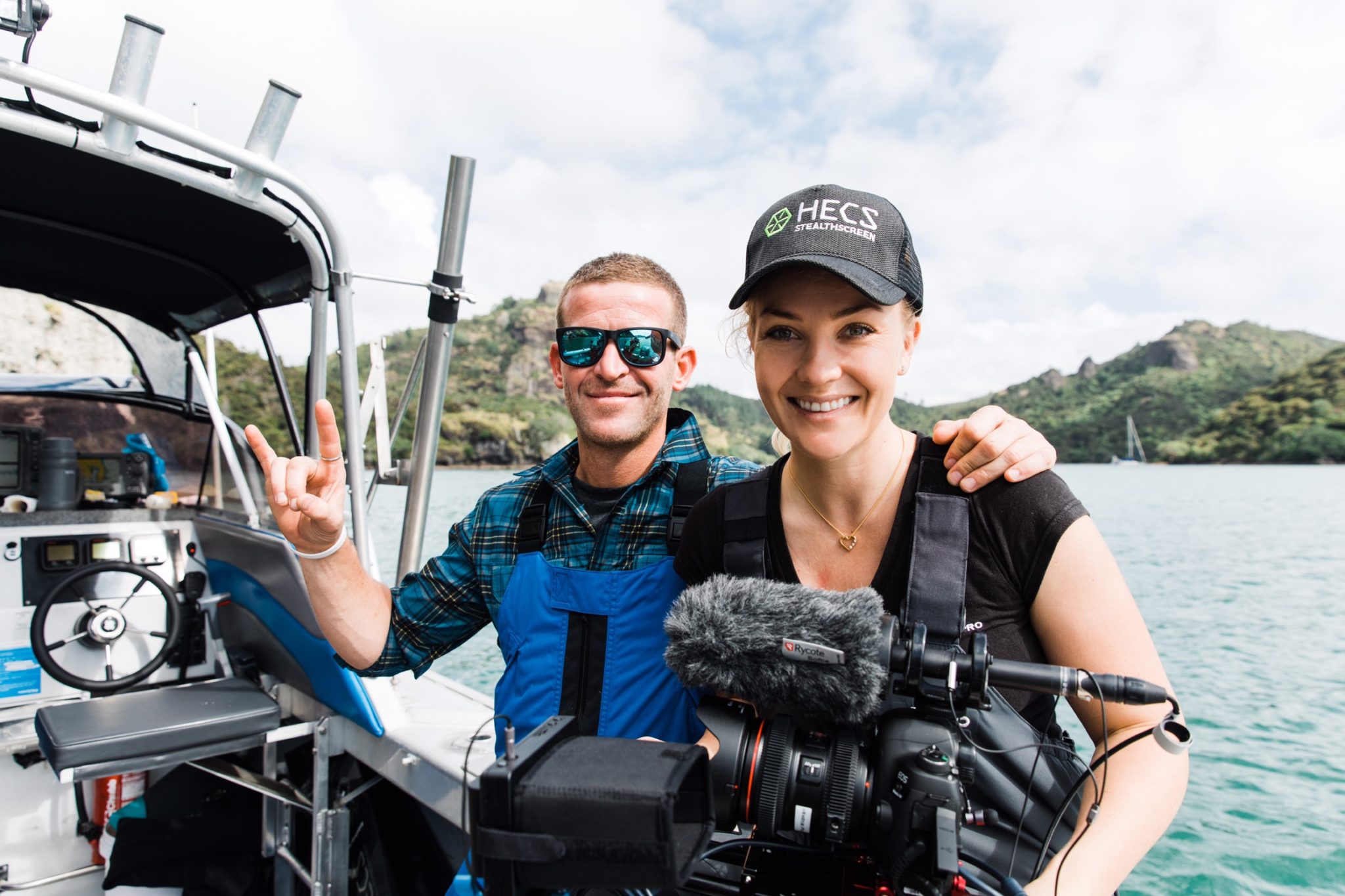 Andy with his wife, Emma